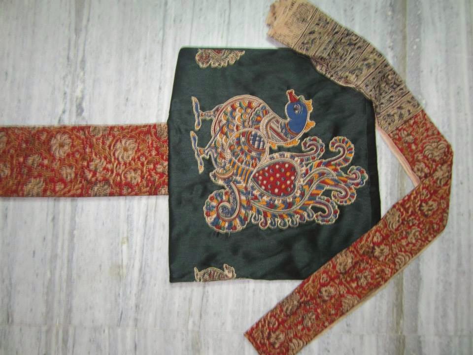 Jayanth kalamkari dress materials deals